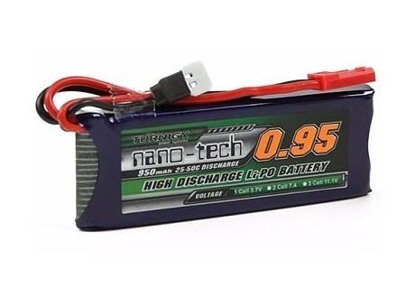 Bateria Lipo Turnigy Nano-tech 3.7v 1s 950 Mah 25-50c