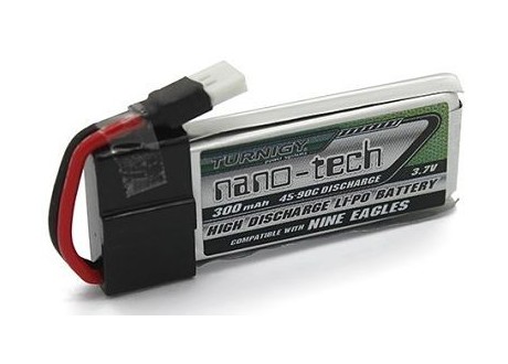 Batería LiPo Turnigy Nano-Tech 3.7V (1S) 300mAh  45-90C