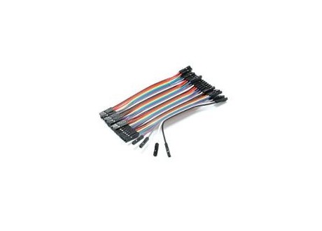 Cable / Jumper  Dupont 10 cm Hembra Hembra xUNIDAD