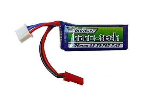 Batería LiPo Turnigy Nano-Tech 7.4V (2S) 300mAh  35-70C