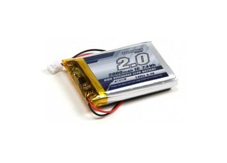 Batería LiPo  3.7V (1S) 2000mAh  1C