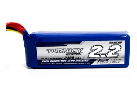 Batería Lipo Turnigy 11.1V 3s 2200mah 25 - 35C
