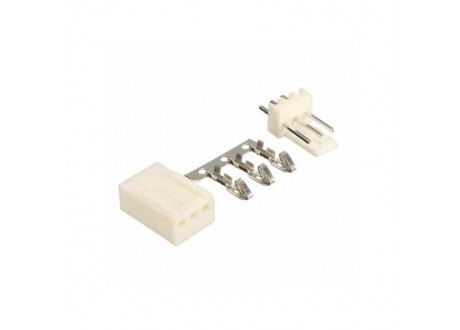 Conector Molex 3 Pines  (Macho + hembra + terminales de conexion)