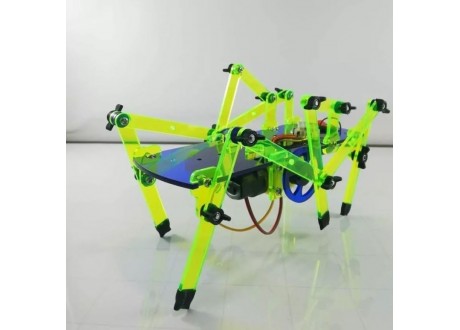Robotica Educativa Robot Hexapodo Tipo Araña Acrilico Arduino