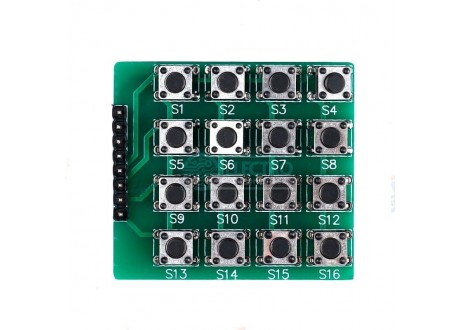 Teclado Matricial 4x4 Rigido Para Arduino Raspberry