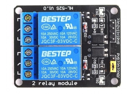 Modulo Rele 3.3 Voltios 3.3v 2 Canal Esp32 Esp8266