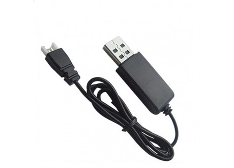 Cargador USB Negro Batería Lipo 3.7V (1S) conector JST
