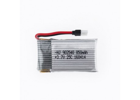 Batería LiPo   3.7V (1S) 850mAh  25C