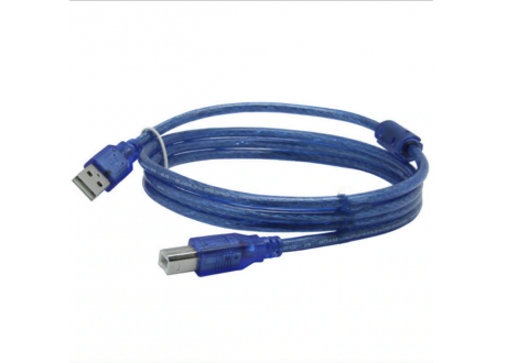 Cable USB 2.0 a USB Tipo B  Arduino Uno- Arduino Mega 1.5 Metros