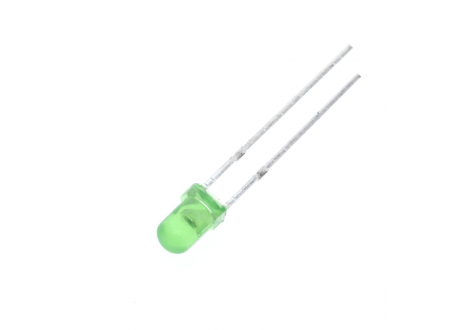 LED 5 mm Difuso Verde