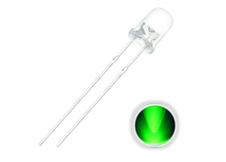 Diodo LED 3 mm CHORRO Verde