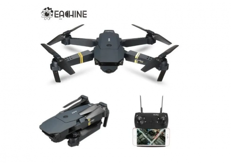 Drone Eachine E58 con una bateria Camara 2 Mpx 720p  Alcance 100 m  7 minutos autonomia
