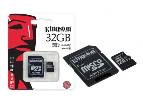Micro SD 32 GB Clase 10 Kingston