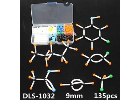 Kit Molecular 135 Piezas Moleculas Química Carbono Hidrogeno