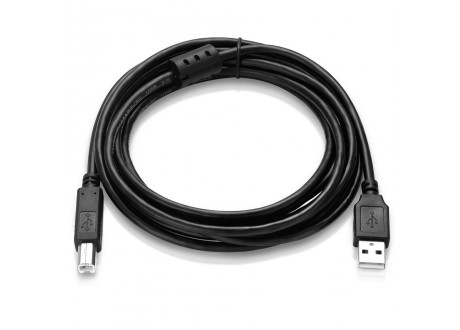 Cable USB tipo A a USB Tipo B Impresora programacion Arduino 1.8 Metros