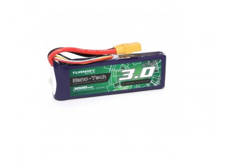 Bateria Lipo Turnigy Nano-Tech Plus 11.1V 3S 3000mAh 70-140C XT90