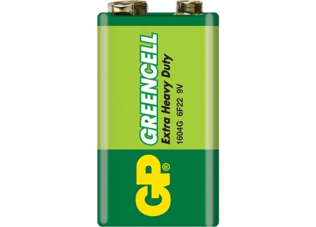 Pila Bateria 9V cuadrada GP Green Cell