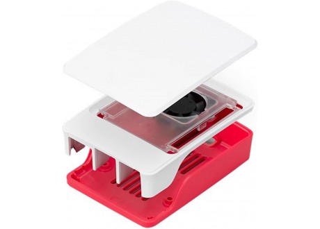 Case Carcasa Caja Proteccion Oficial Raspberry Pi5 + Ventilador