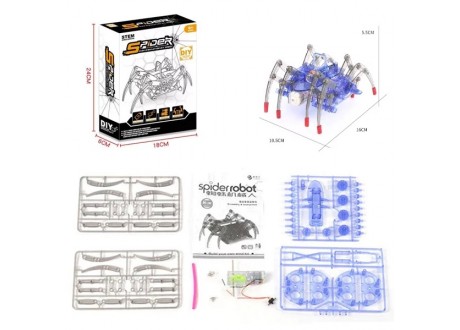 Kit Robot Araña Robotica DIY Proyecto Escolar Ciencias