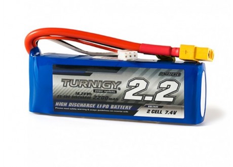 Batería LiPo Turnigy 7.4V (2S) 2200mAh 25 - 50C