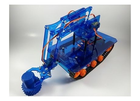 Kit Chasis Robot tipo oruga + Ruedas + Motores + Brazo Robotico + servos Sg90