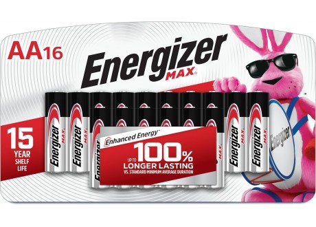 Pilas AA Energizer MAX Alcalina Pack x16