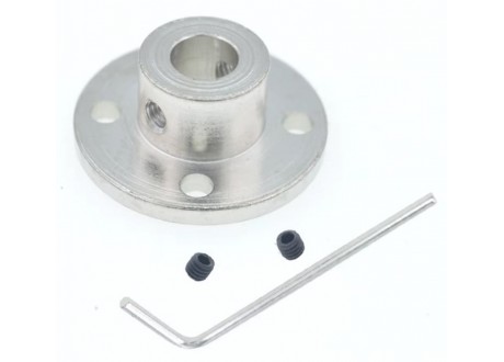 Acople Brida Motor Hub Eje Motor 6 mm Acero x Unidad